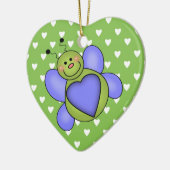 Love Bug Keramisch Ornament (Links)