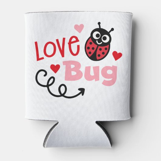 Love Bug Ladybug Blikjeskoeler (Voorkant)