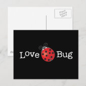 Love Bug - Ladybug Briefkaart (Voorkant / Achterkant)