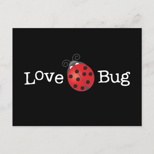 Love Bug - Ladybug Briefkaart (Voorkant)