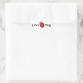 Love Bug - Ladybug Hart Sticker (Tas)