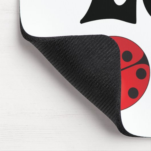 Love Bug - Ladybug Muismat (Hoek)