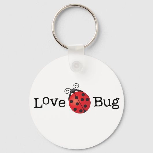 Love Bug - Ladybug Sleutelhanger (Voorkant)