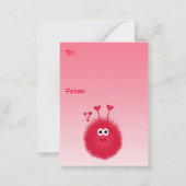 Love Bug Les cartes de la Saint-Valentin pour enfa (Dos)
