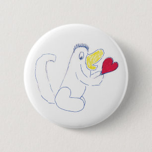 Love Bug Round Badge Ronde Button 5,7 Cm