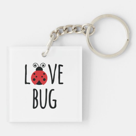 Love Bug Sleutelhanger (Achterkant)