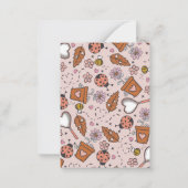 Love Bug Valentijnsdag Notitiekaartje (Achterkant)