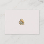 Love Bug Wildflower Books for Baby Shower Informatiekaartje (Achterkant)