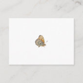 Love Bug Wildflower Books for Baby Shower Informatiekaartje (Achterkant)