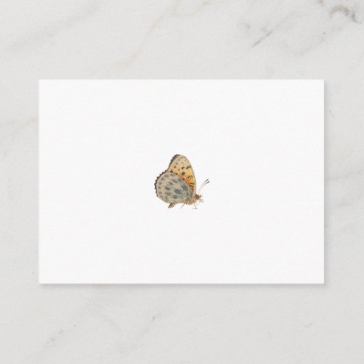 Love Bug Wildflower Books for Baby Shower  Informatiekaartje (Achterkant)