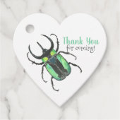 Love Bugs Beetles Dankuwel Bedankjes Labels (Voorkant)