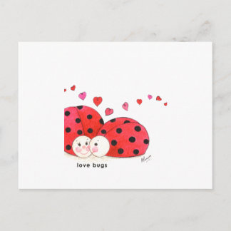 Love Bugs Briefkaart