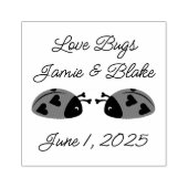 Love Bugs Rubberstempel (Afrduk)