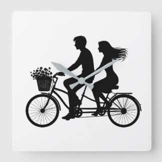 Love built for 2 vierkante klok