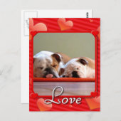 Love Bulldogs briefkaart (Voorkant / Achterkant)