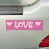 Love Bumper Sticker (En voiture)