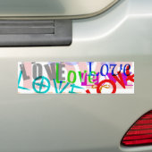Love Bumpersticker (Op auto)