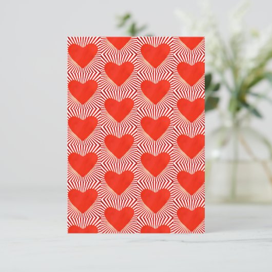 Love Burst Kaart (Staand voorkant)
