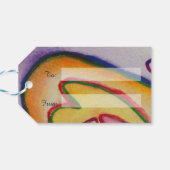 Love Butterfly Word Custom Kaart Gift Labels Cadeaulabel (Achterkant Horizontaal)