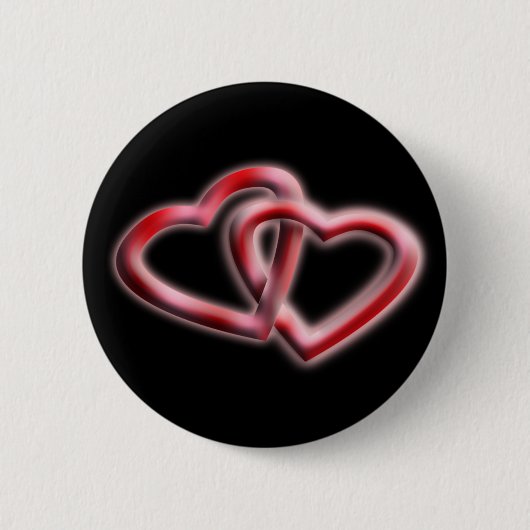 Love Button Two Hearts Intertwined Forever (Voorkant)