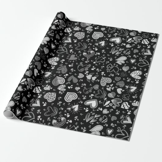 Love cadeaupapier (Uitgerold)
