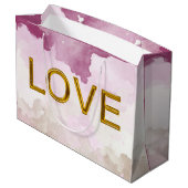 'LOVE' cadeautas (maat groot) (Achterkant Gekanteld)