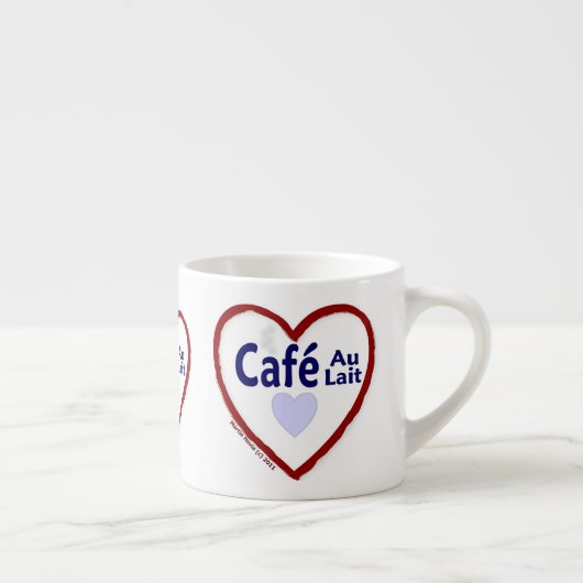 Love Café Au Lait - Espresso Mug (Droite)