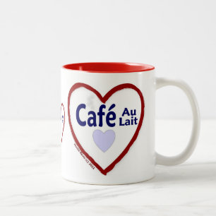 Love Café Au Lait - Mug Deux Tons