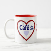 Love Café Au Lait - Mug Deux Tons (Gauche)