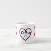 Love Café Con Leche - Espresso Mok (Voorkant)
