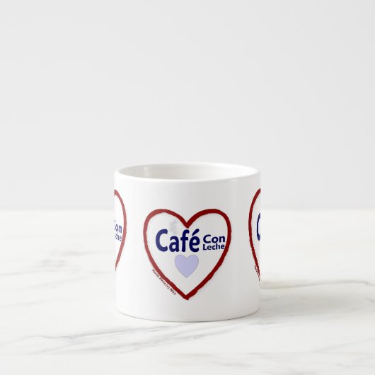 Love Café Con Leche - Espresso Mug (Devant)