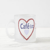 Love Café Con Leche - Frosted Mok (Links)