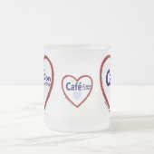 Love Café Con Leche - Frosted Mok (Center)