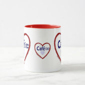 Love Café Con Leche - Ringer Mug (Centre)