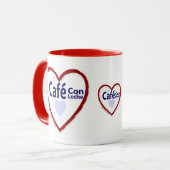 Love Café Con Leche - Ringer Mug (Devant gauche)
