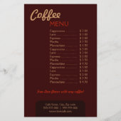 Love Cafe flyer (Achterkant)