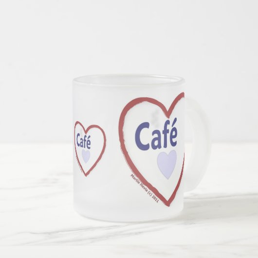 Love Café - Mug Frosted (Devant droit)