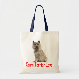 Love Cairn Terrier Puppy Dog Beach Sac fourre-tout