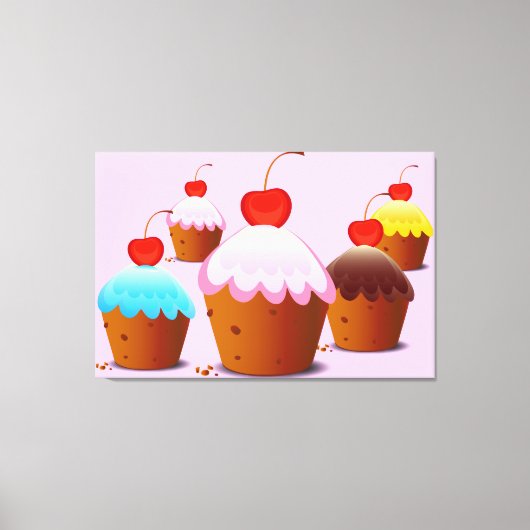 Love Cake's Canvas Afdruk (Voorkant)