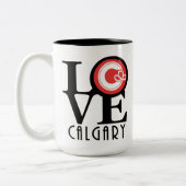 LOVE Calgary 15oz Tweekleurige Koffiemok (Links)