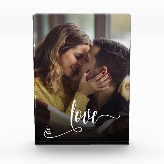 Love Calligraphy Fotoblok (Voorkant)