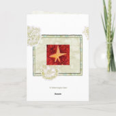 Love came down at Christmas Feestdagen Kaart (Achterkant)