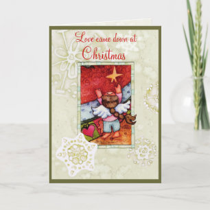 Love came down at Christmas Feestdagen Kaart