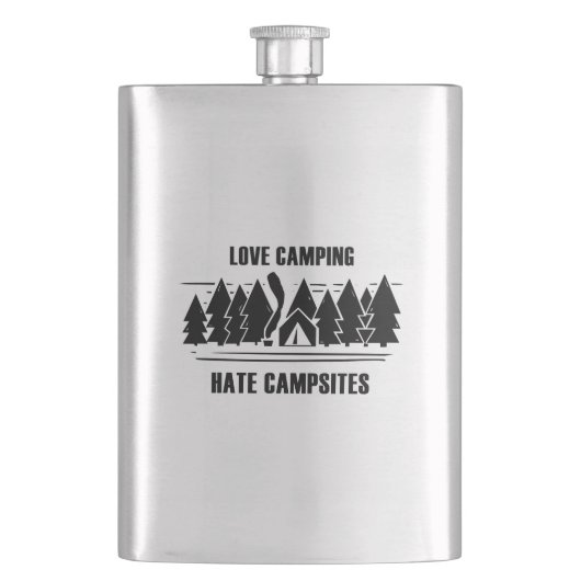 Love Camping, Hate Campsites Flacon (Voorkant)