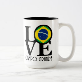 LOVE Campo Grande 15oz Tweekleurige Koffiemok