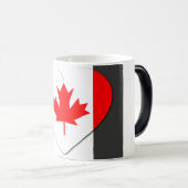 Love Canada - Drapeau - Mugs vintage (Devant droit)