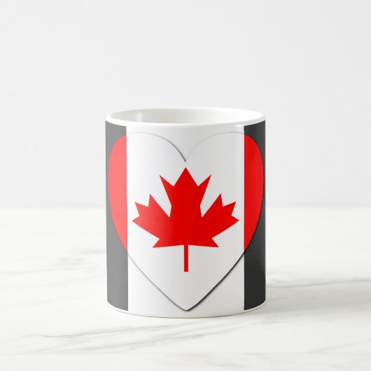 Love Canada - Drapeau - Mugs vintage (Centre)