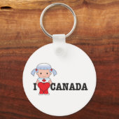 Love Canada Sleutelhanger (Voorkant)