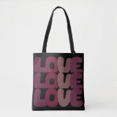Love Canvas tas (Voorkant)