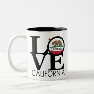 LOVE Capitola 11oz Tweekleurige Koffiemok